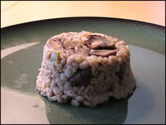 Baked Brown Rice and Barley with Mushrooms Recipe