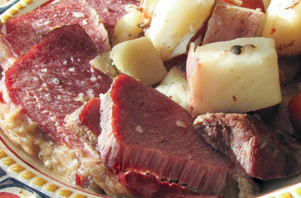 Corned Beef & Potatoes. Perfect for St. Paddy’s day, or any other day of the year.