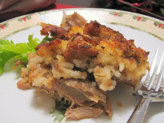Leftover Turkey and Dressing Casserole Recipe a.k.a. Dressing, Redressed