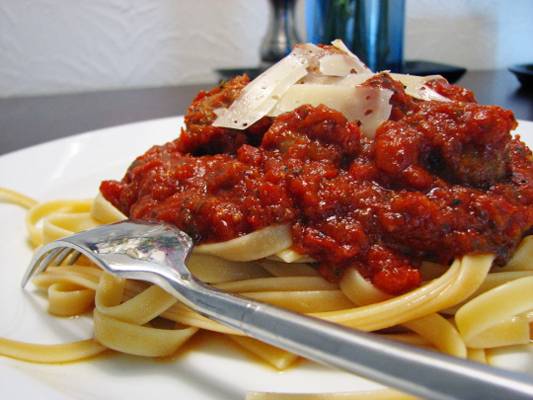 Italian Style Sausage Ragu (Meat Sauce) Recipe