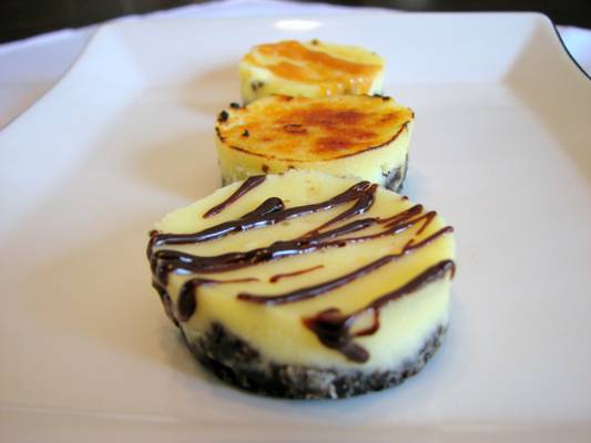 Cream Cheese and Ricotta Cheesecake Bites with Chocolate Crumb Crust Recipe