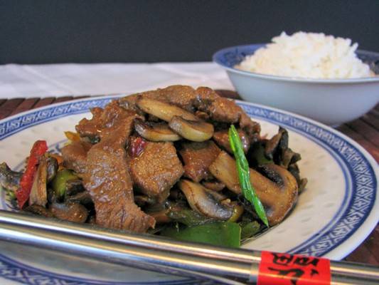 Pork and Mushroom Stir Fry Recipe