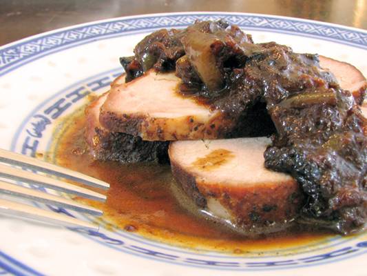 Apple Bourbon Braised Pork Recipe