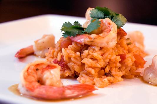 Margarita Shrimp with Spanish Rice Recipe