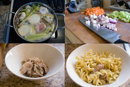 chicken noodle soup: the making of