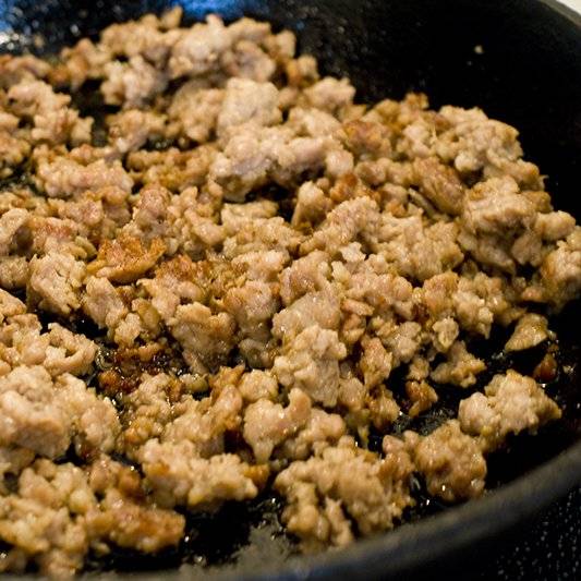 Browned Sausage for Southern Sausage Gravy