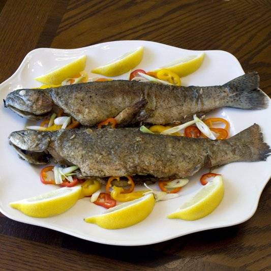 Fried Whole Trout