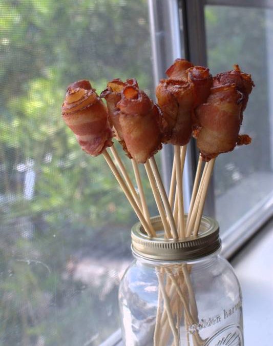 Bacon Roses: How to make bacon roses the easy way