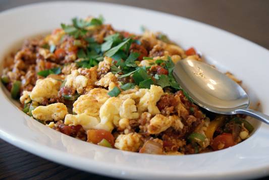 South American Breakfast Scramble. Simple. Fast. Delicious.