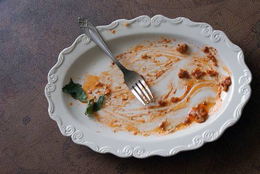 Empty-plate