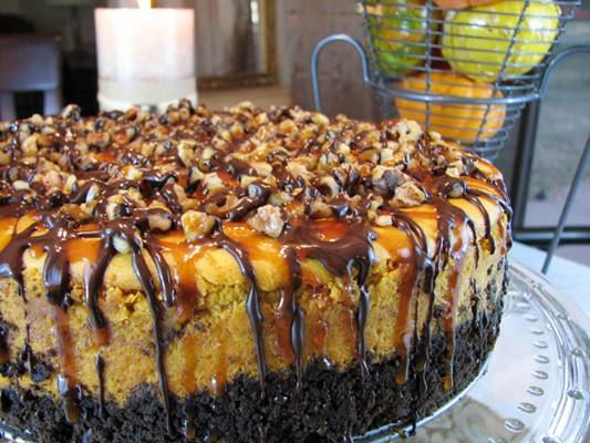 Turtle Pumpkin Cheesecake Recipe