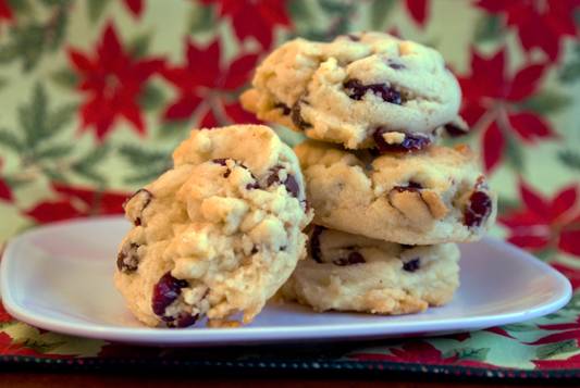 Cranberry Orange Chocolate Chip Cookies