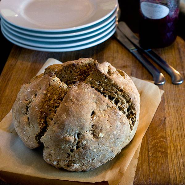 Brown Soda Bread with Molasses