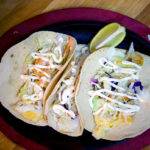 Fish Tacos with Spicy Sour Cream