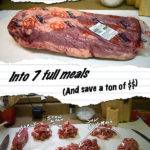 How-To: Turn a Whole Beef Brisket into 7 full meals and save a ton of money