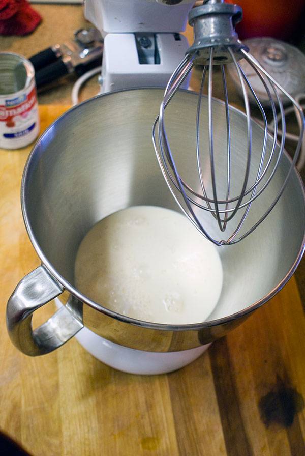 How to Make Vanilla Ice Cream in a Stand Mixer