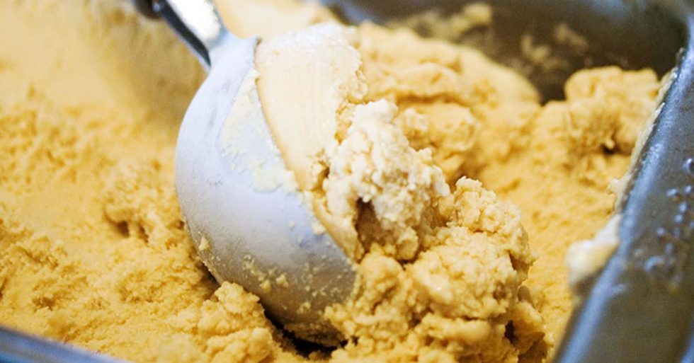 Peanut Butter Brittle Ice Cream Peanut butter ice cream just got better!