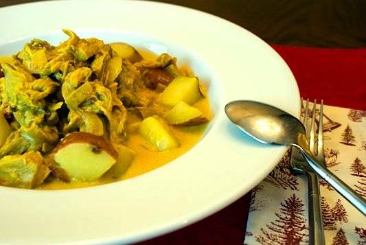Leftover Turkey and Potato Curry - A sublime and warming twist on holiday leftovers