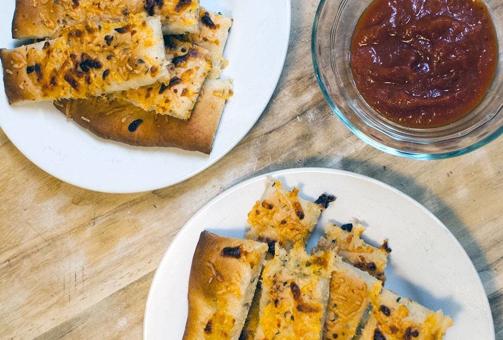 Cheesy Breadsticks From Scratch in 15 Minutes