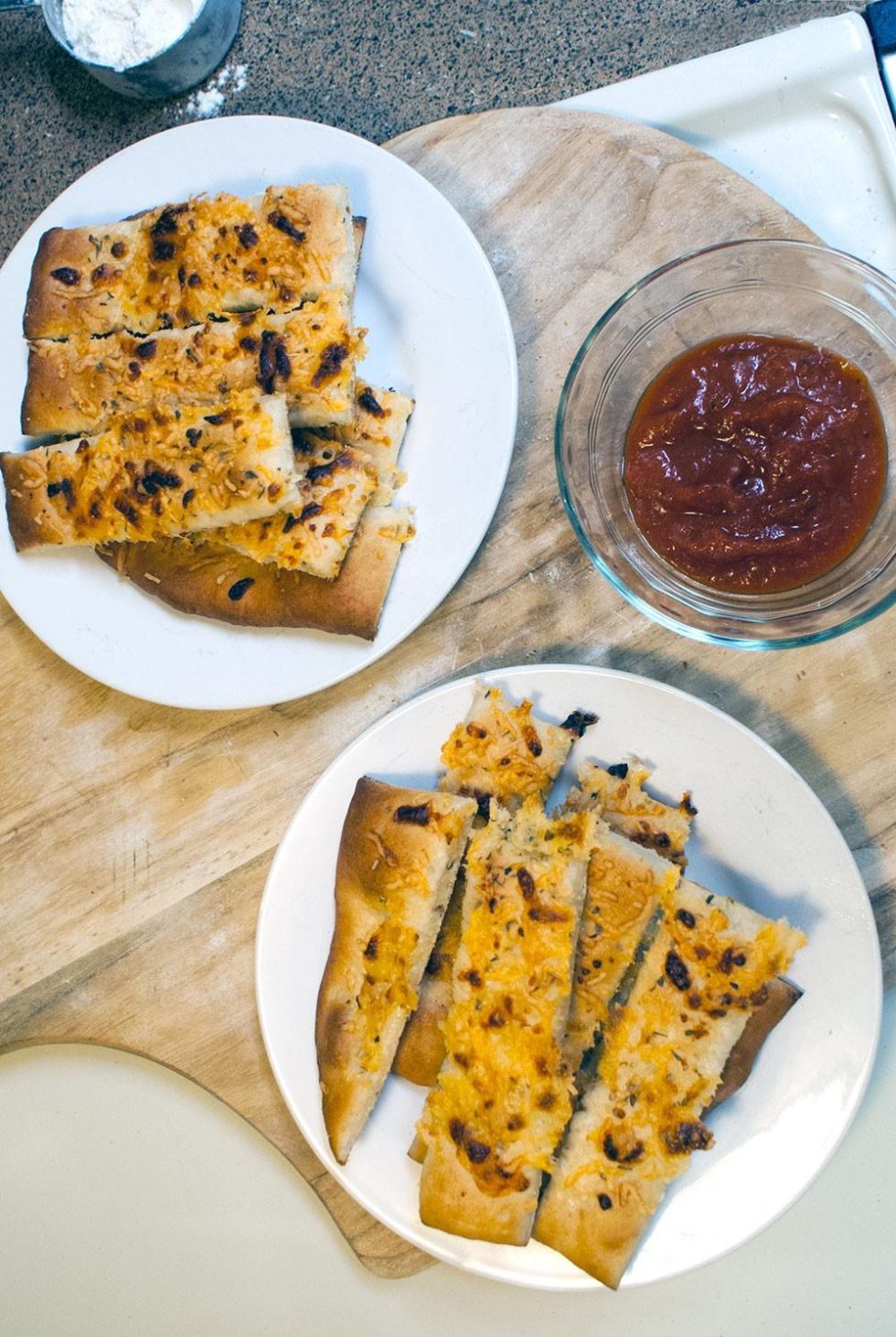 Cheesy Breadsticks From Scratch in 15 Minutes