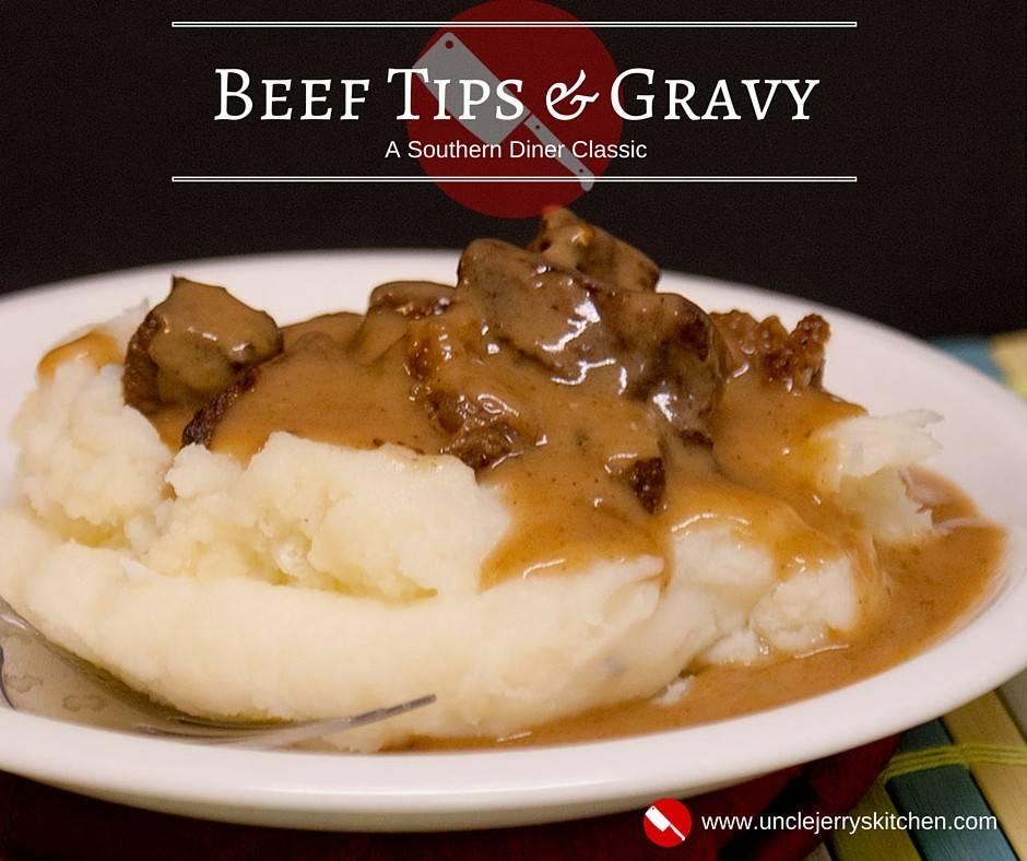 Beef Tips & Gravy. A Southern diner classic that's just waiting to be dished up on your table