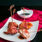 Ad: Bacon Wrapped Chicken Dippers - 15 minutes to a great dinner or snack. #SchoolFuel