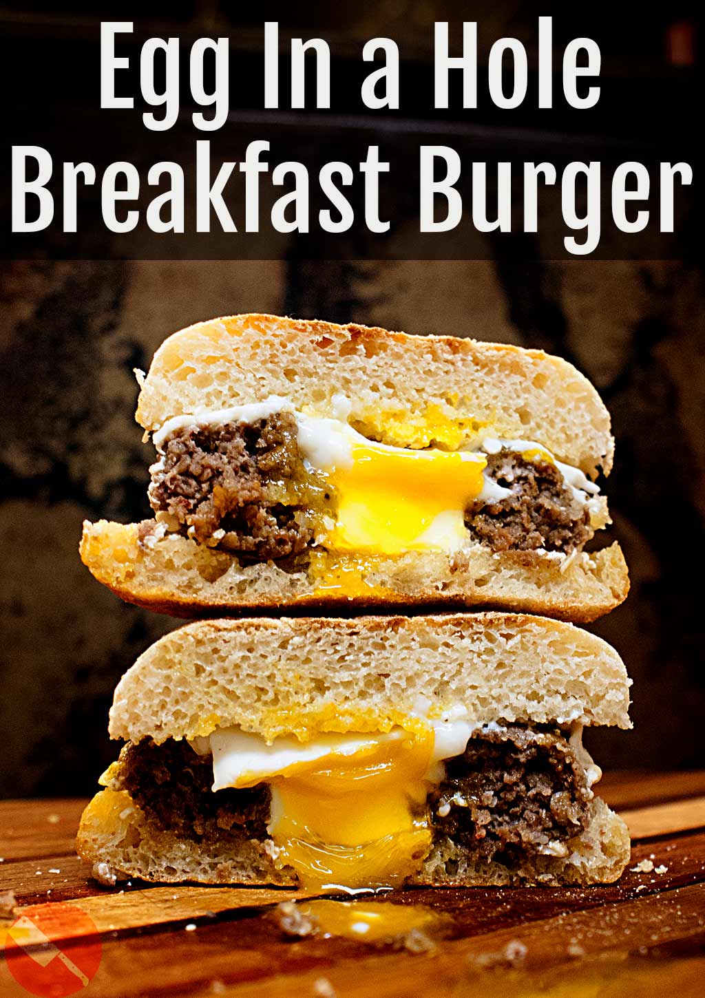 Egg-in-the-Hole Cast Iron Skillet Burgers