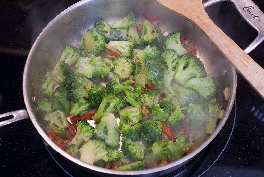 Heat the Broccoli