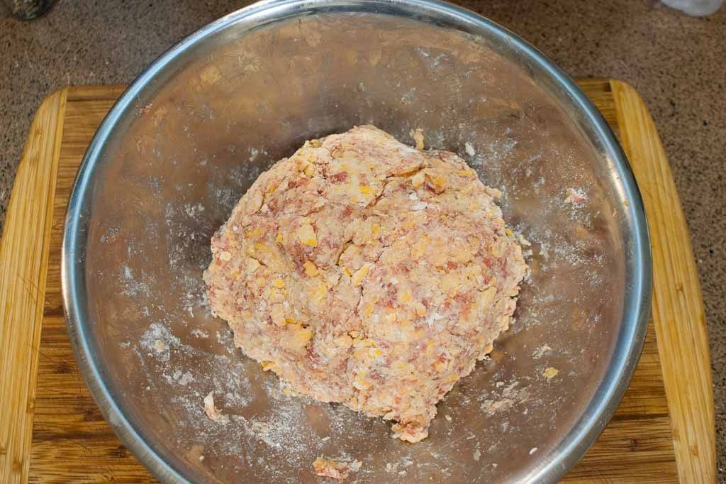 Sausage cheese ball... Mix? Batter? What do you call this?
