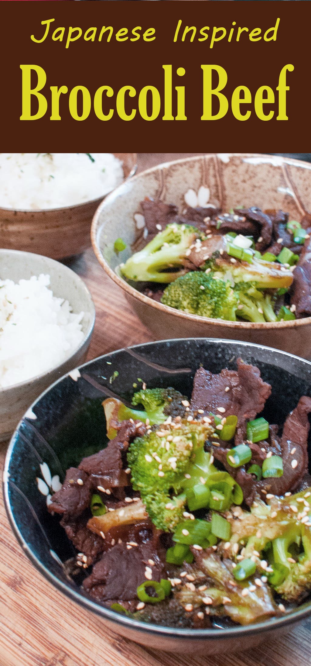 Broccoli Beef is a favorite at Chinese Restaurants, but you'll flip for this Japanese inspired version