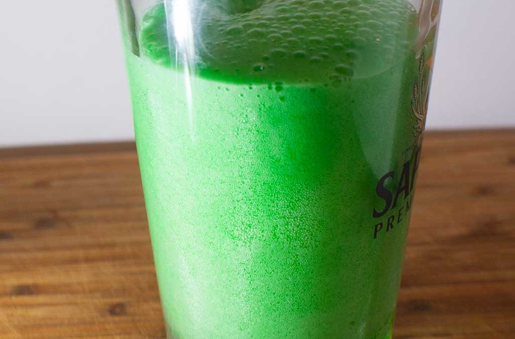 Green Beer – How to make your own St. Paddy’s Day green beer.