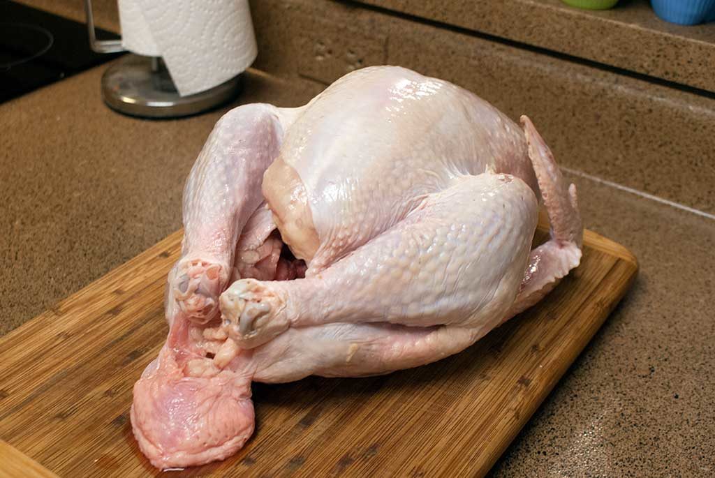 whole frozen turkey - How to butcher a turkey series