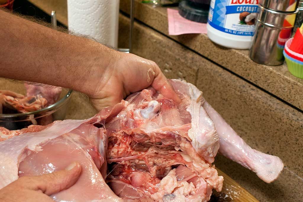 How to find the thigh joint - How to butcher a turkey series