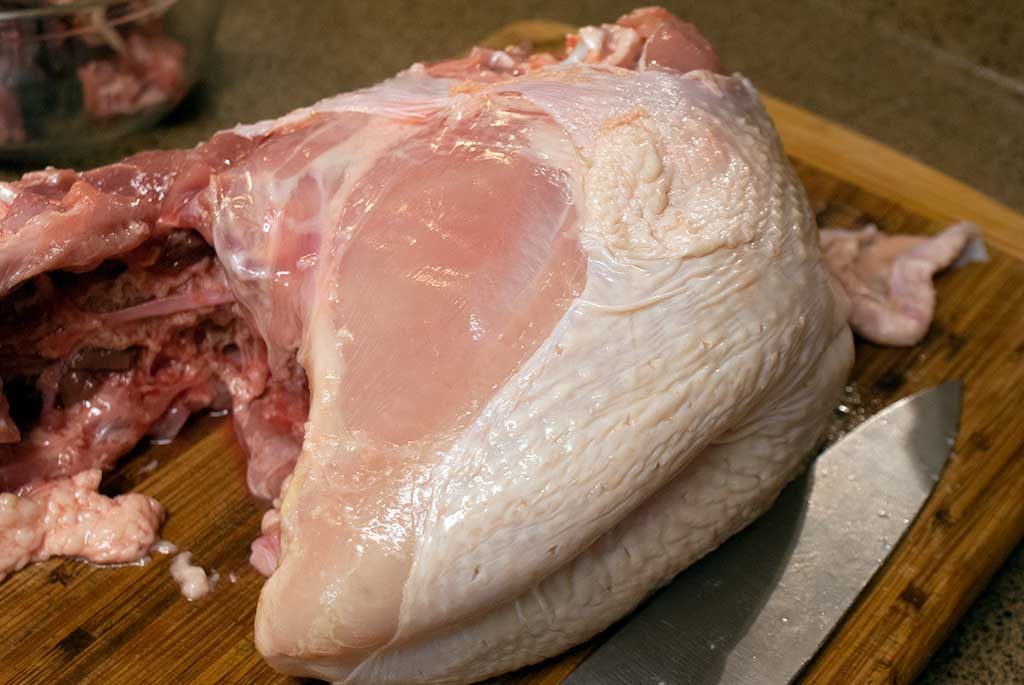 Removing the backbone and ribs - How to butcher a turkey series