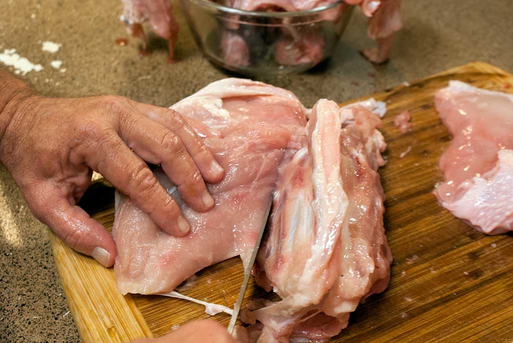 how to make a clean cut - How to butcher a turkey series