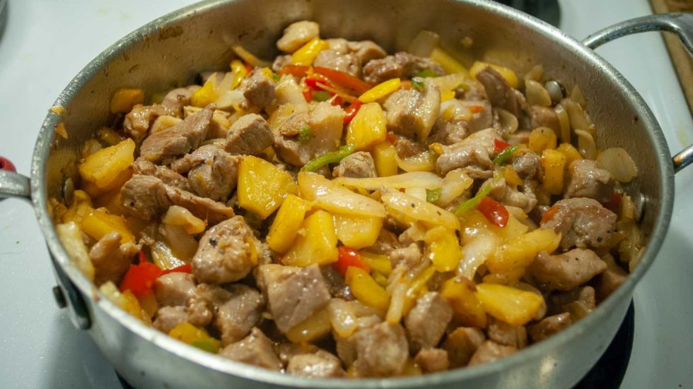 Pork and Pineapple Rice Bowls, a fast & delicious meal for any day of