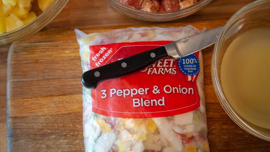 Frozen Pepper and Onion Blend