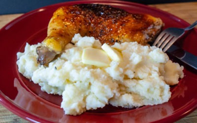 Lemon Garlic Mashed Potatoes