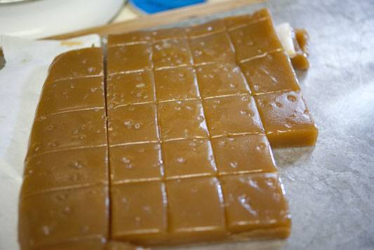Salted Microwave Caramels