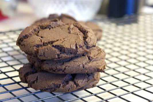 Chocolate Cake Mix Cookies