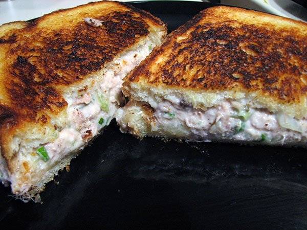 Basil Provolone Tuna Melt Recipe